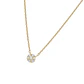 Collar  Oro  18kt  Flor Colgante Circon - Miniatura 1