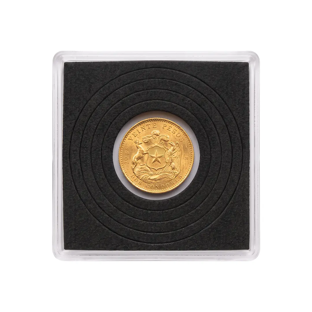Moneda de Oro 20 Pesos de Chile 1959 3