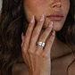 Anillo Oro Blanco 18kt Modelo Dumo 7 Diamantes 5pts - Miniatura 3