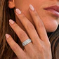 Anillo Platino 950 Modelo Ekati 23 Diamantes 2pts - Miniatura 3