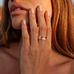 Anillo Oro Rosado 18kt Modelo Furt Diamante Solitario 5pts - Miniatura 3
