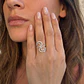 Anillo Oro Blanco 18kt Diamantes 1,2Qts | Danielle Costantini - Miniatura 4