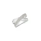 Anillo de Oro Blanco 18kt con Diamantes de 37 Puntos Totales Corte Brillante SI/H - By Danielle Costantini - Miniatura 3