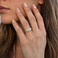 Anillo de Oro 18kt con Diamantes de 57 Puntos Totales Corte Brillante SI/H - By Danielle Costantini - Miniatura 4