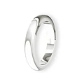 Argolla Matrimonio de Platino Inglés Padua 3,0mm