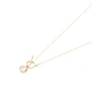 Collar de Plata Esterlina 925 Circulo Circón Revestido en Oro 18kt - Miniatura 1