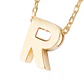 Collar de Oro 18kt Letra R - Miniatura 3