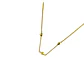 Collar Oro Amarillo 18kt Esferas Facetadas - Miniatura 1