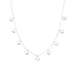 Collar de Plata Esterlina 925 Choker 9 Circones Colgantes - Miniatura 2