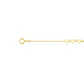 Pulsera Oro Amarillo 18kt Corazones 3x2 - Miniatura 3