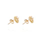 Aros de Oro 18kt Circonita 6MM Oval - Miniatura 3