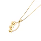 Colgante de Oro 18kt Trio de Flores - Miniatura 2