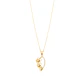Colgante de Oro 18kt Trio de Flores - Miniatura 3