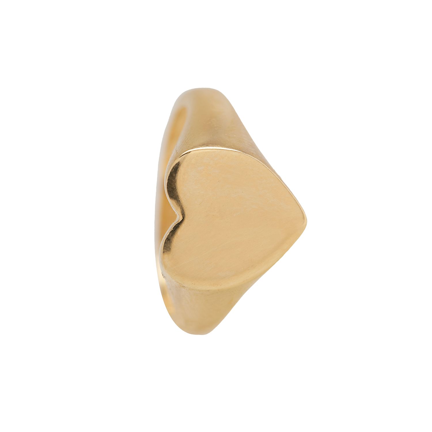 Anillo de Oro 18kt Corazon Sello 2