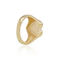 Anillo de Oro 18kt Corazon Sello - Miniatura 3