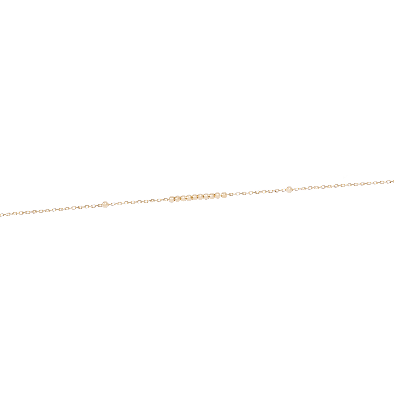 Pulsera Oro Amarillo 18kt Pelotitas 3