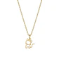 Colgante de Oro Miel 18kt Gatito Chico - Miniatura 3