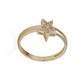 Anillo de Oro 18kt Estrella Circon - Miniatura 3