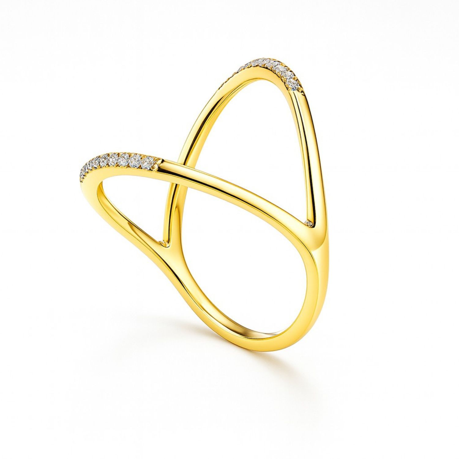 Anillo Oro Amarillo 18kt Diamantes 6,5Pts 2