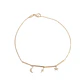 Pulsera de Oro 18kt Estrella Luna - Miniatura 1