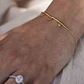Pulsera de Oro 18kt Estrella Luna - Miniatura 4