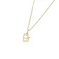 Colgante de Oro Miel 18kt Gatito Grande - Miniatura 2