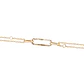 Pulsera de Oro 18kt Eslabón Satinado - Miniatura 2