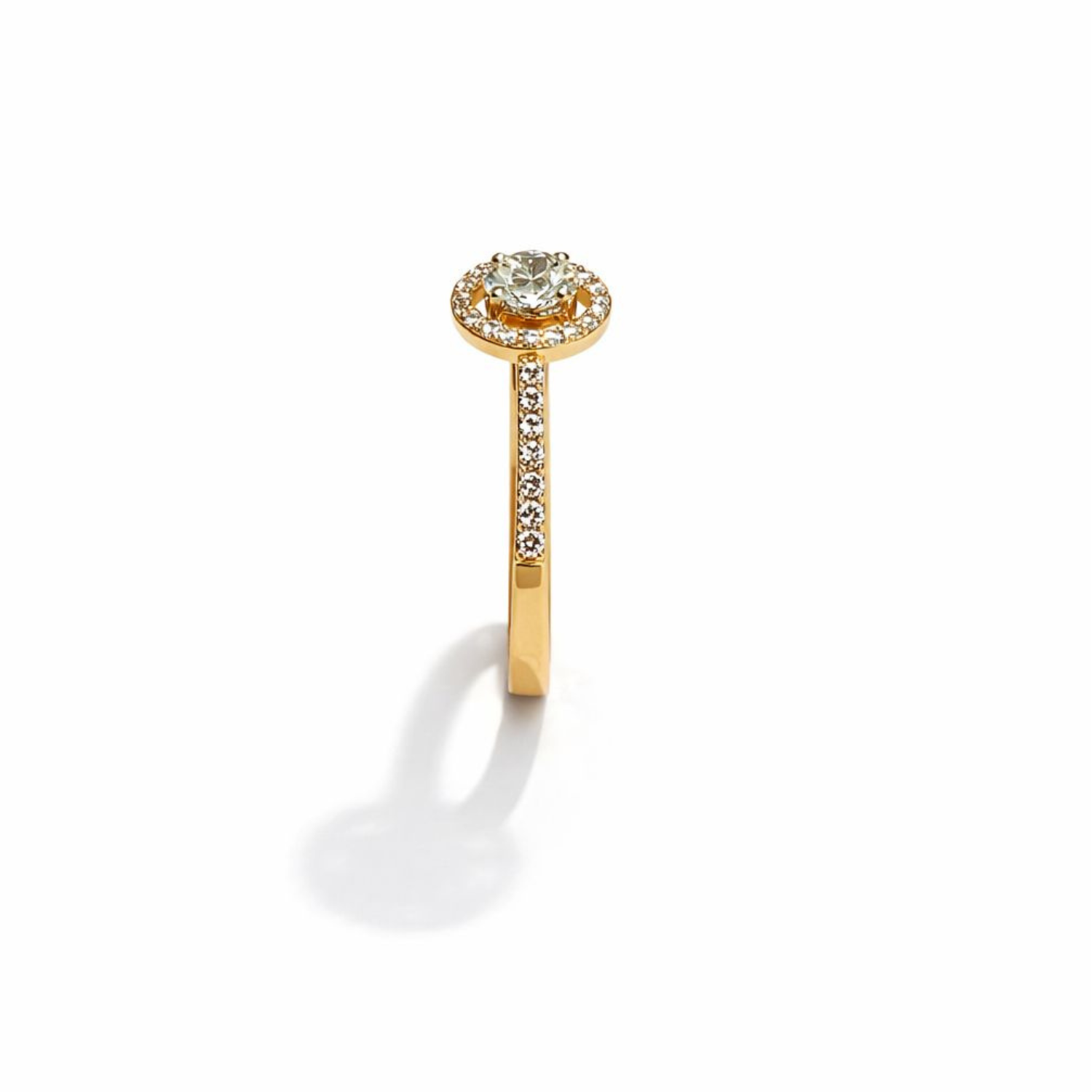 Anillo Oro Rosado 18kt Diamantes 57 Pts 2