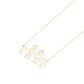 Collar de Oro de 18kt Modelo Familia - Miniatura 2