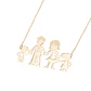Collar de Oro de 18kt Modelo Familia - Miniatura 3