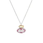 Collar de Plata Esterlina 925 Doble Amatista - Miniatura 3