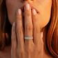 Anillo Compromiso de Oro 18Kt Bicolor Circón - Miniatura 4