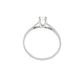 Anillo Compromiso Oro Blanco 18kt Nápoles 1x10ptos Diamante - Miniatura 2