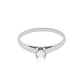 Anillo Compromiso Oro Blanco 18kt Nápoles 1x10ptos Diamante - Miniatura 3