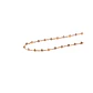 Pulsera de Oro 18kt Corazon con Esferas Bicolor - Miniatura 3