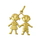 Colgante Oro 18kt Niño y Niña - Miniatura 12