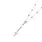 Collar Oro Blanco 18kt Rosario - Miniatura 1