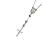 Collar Oro Blanco 18kt Rosario - Miniatura 4