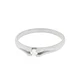 Anillo Compromiso Oro Blanco 18kt  Milán 1x14ptos Diamante - Miniatura 3