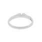 Anillo Compromiso Oro Blanco 18kt  Milán 1x14ptos Diamante - Miniatura 4