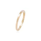 Anillo Compromiso de Oro 18Kt 12 Circonita Riel - Miniatura 3