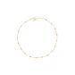 Tobillera Oro Amarillo 18kt Eslabones Tricolor - Miniatura 1