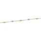 Tobillera Oro Amarillo 18kt Eslabones Tricolor - Miniatura 2
