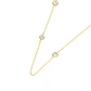 Collar Oro Amarillo 18kt Corazones Circonita - Miniatura 2