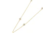 Collar Oro Amarillo 18kt Corazones Circonita - Miniatura 3