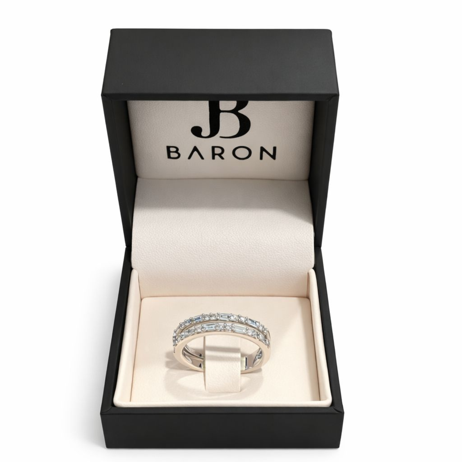 Anillo Oro Blanco 18kt Diamantes 49 Pts 3