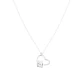 Collar de Plata Esterlina 925 Corazón Círculos de Circón Giratorio - Miniatura 2