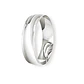 Argolla Matrimonio de Oro Blanco 18kt Inglés Alejandrina de 5,0mm - Miniatura 1