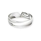 Argolla Matrimonio de Oro Blanco 18kt Inglés Alejandrina de 5,0mm - Miniatura 2