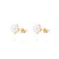 Aros de Oro 18kt PC Perla 6 Grifas 6,0mm - Miniatura 1